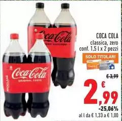 Coca Cola - Classica, Zero Coca Cola - Classica, Zero