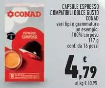 Capsule - Espresso Compatibili Dolce Gusto Capsule - Espresso Compatibili Dolce Gusto