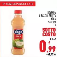 Yoga - Bevanda A Base Di Frutta Yoga - Bevanda A Base Di Frutta