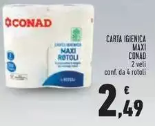 Conad - Carta Igienica Maxi Conad - Carta Igienica Maxi