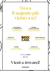 Ricci Casa Trova Il Negozio Piu Vicino A Te! Ricci Casa Trova Il Negozio Piu Vicino A Te!