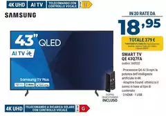 Samsung - Smart Tv QE 43Q7FA Samsung - Smart Tv QE 43Q7FA