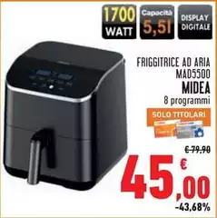 Midea - Friggitrice Ad Aria MAD5500 Midea - Friggitrice Ad Aria MAD5500