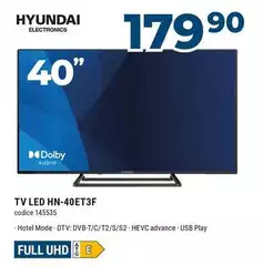 Hyundai - Tv Led HN-40ET3F Hyundai - Tv Led HN-40ET3F