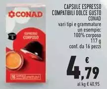 Capsule -  Espresso Compatibili Dolce Gusto