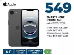 Apple - Smartphone iPhone 16 E Apple - Smartphone iPhone 16 E
