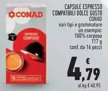 Capsule - Espresso Compatibili Dolce Gusto Capsule - Espresso Compatibili Dolce Gusto