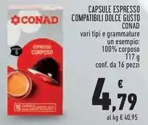 Capsule - Espresso Compatibili Dolce Gusto Capsule - Espresso Compatibili Dolce Gusto