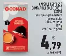 Capsule -  Espresso Compatibili Dolce Gusto