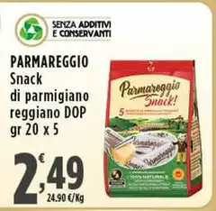 Parmareggio - Snack Di Parmigiano Reggiano DOP Parmareggio - Snack Di Parmigiano Reggiano DOP