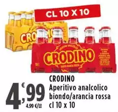 Crodino - Aperitivo Analcolico Biondo