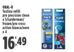 Oral B - Testina Refill Pro Precision Clean X 5 Oral B - Testina Refill Pro Precision Clean X 5
