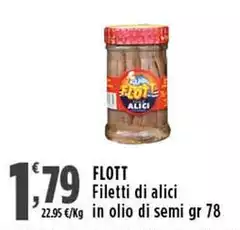 Flott - Filetti Di Alici In Olio Di Semi Flott - Filetti Di Alici In Olio Di Semi
