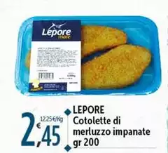 Lepore mare - Cotolette Di Merluzzo Impanate Lepore mare - Cotolette Di Merluzzo Impanate