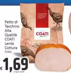 Coati - Petto Di Tacchino Alta Qualità Lenta Cottura