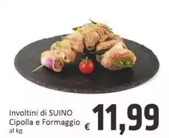 Involtini Di Suino Cipolla E Formaggio