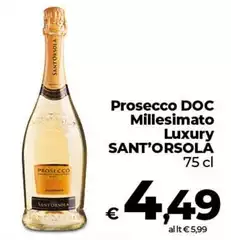 Sant'orsola - Prosecco DOC Millesimato Luxury