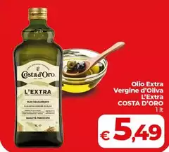 Costa d'Oro - Olio Extra Vergine D'Oliva L'extra Costa d'Oro - Olio Extra Vergine D'Oliva L'extra
