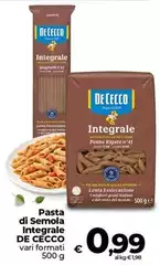 De Cecco - Pasta Di Semola Integrale