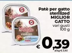 Patè Per Gatto Sterilized