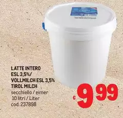 Tirol milch - Latte Intero Esl 3.5%/ Vollmilch Esl 3.5% Tirol milch - Latte Intero Esl 3.5%/ Vollmilch Esl 3.5%