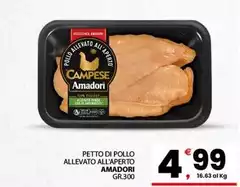 Amadori - Petto Di Pollo Allevato All'Aperto Amadori - Petto Di Pollo Allevato All'Aperto