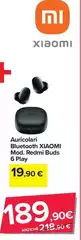 Xiaomi - Auricolari Bluetooth Mod. Redmi Buds 6 Play