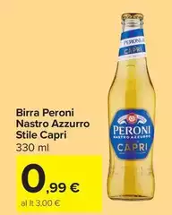 Peroni - Birra Nastro Azzurro Stile Capri Peroni - Birra Nastro Azzurro Stile Capri