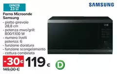 Samsung - Forno Microonde Samsung - Forno Microonde