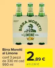 Moretti - Birra Al Limone Moretti - Birra Al Limone