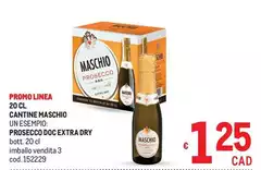 Cantine maschio - Prosecco DOC Extra Dry