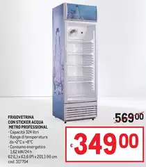 Frigovetrina Con Sticker Acqua Frigovetrina Con Sticker Acqua