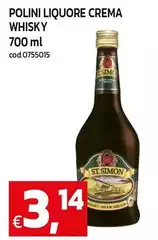 Polini - Liquore Crema Whisky Polini - Liquore Crema Whisky