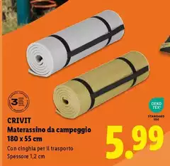 Oeko Tex - Materassino Da Campeggio 180 X 55 Cm Oeko Tex - Materassino Da Campeggio 180 X 55 Cm