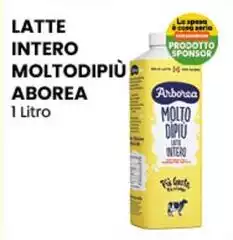 Arborea - Latte Intero Moltodipiù 1 Litro Arborea - Latte Intero Moltodipiù 1 Litro