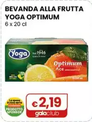 Yoga - Bevanda Alla Frutta Optimum 6 X 20 Cl Yoga - Bevanda Alla Frutta Optimum 6 X 20 Cl