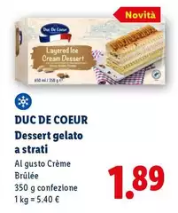 Duc De Coeur - Dessert Gelato A Strati Duc De Coeur - Dessert Gelato A Strati