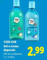 Cien - Sun Gel O Crema Doposole Cien - Sun Gel O Crema Doposole