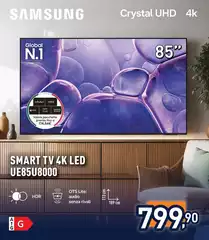 Samsung - Smart Tv 4k Led UE85U8000