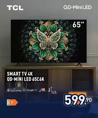 TCL - Smart Tv 4K QD-Mini Led 65C6K