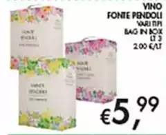 Fonte Pendoli - Vino Fonte Pendoli - Vino
