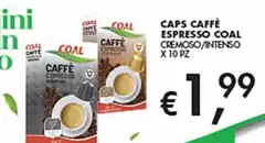 Coal - Caps Caffè Espresso Cremoso Coal - Caps Caffè Espresso Cremoso