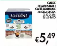 Caffe Borbone - Cialde Compostabili Caffe Caffe Borbone - Cialde Compostabili Caffe