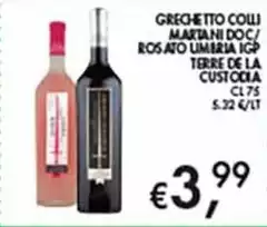 Terre De La Custodia - Grechetto Colli Martani DOC Terre De La Custodia - Grechetto Colli Martani DOC