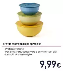 Guzzini - Set Tre Contenitori Con Coperchio