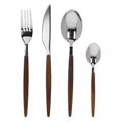 Joia Home - R7799246273 Set 24 Posate 18/0 Teak