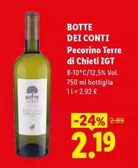 Botte Dei Conti - Pecorino Terre Di Chieti IGT Botte Dei Conti - Pecorino Terre Di Chieti IGT