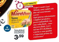 Marevivo - Tonno All'olio Di Semi Di Girasole