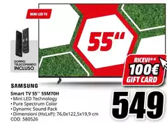 Samsung - Smart Tv 55" 55m70h