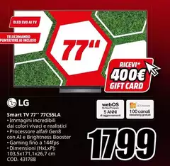 LG - Smart Tv 77" 77C55LA